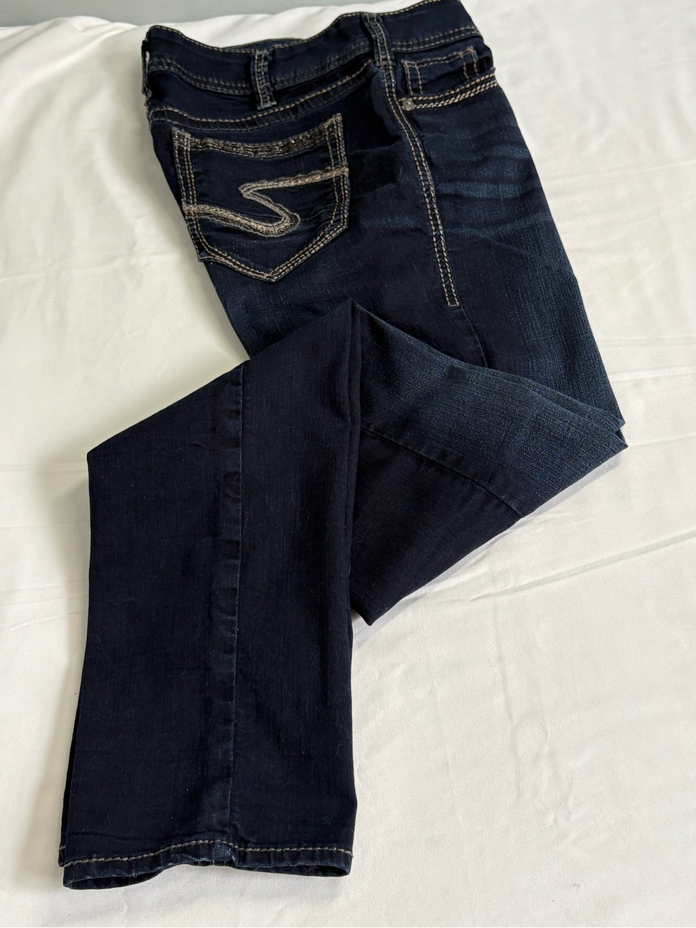 Men’s Silver Jeans Dark Navy Slim Men's Jeans Size W30 L34